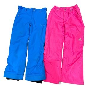 TWO PAIRS of Girls Ski Pants size 14